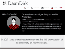 Tablet Screenshot of daandirk.com